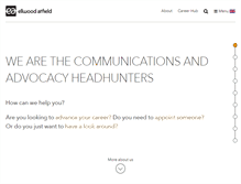 Tablet Screenshot of ellwoodatfield.com